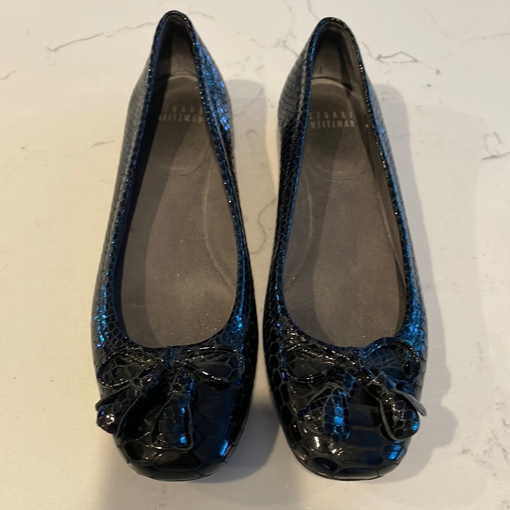 Stuart Weitzman Patent Leather flats.